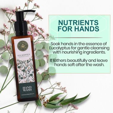 Luxuriate : Eucalyptus Nutrients for Hands Gentle Foaming Hand Wash Liquid Wash - 200 ml