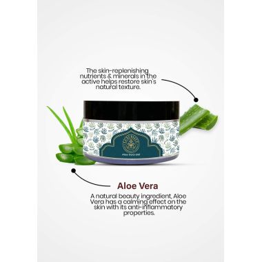 Luxuriate : 100% Pure Natural Bio Organic Non-Toxic Aloe Vera Gel for Glowing & Radiant Skin Treatment - 100gm