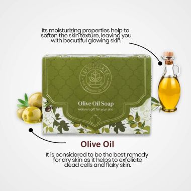 Luxuriate : Olive Oil Soap Bar for Men and Women - 125 gm