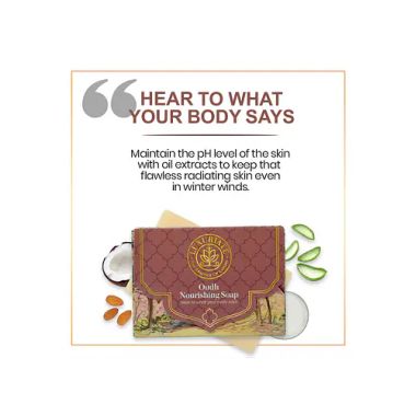 Luxuriate : Naturally Oudh Nourishing Winter Soap for Men and Women - 125 gm