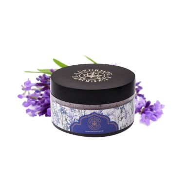 Luxuriate : Lavender Bathing Salt Enriched with Essential Oil and Lavender Buds - 150gm