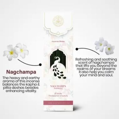 Luxuriate : Naag Champa Incense Agarbatti Sticks - Contains 20 Incense Sticks