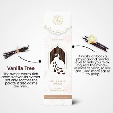 Luxuriate : Vanilla Fragrance Natural and Non-Toxic Incense Sticks - Contains 20 Incense Sticks