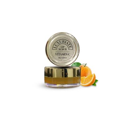 Luxuriate : Vitamin C Lip Scrub for Unisex - 8gm