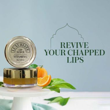 Luxuriate : Vitamin C Lip Scrub for Unisex - 8gm