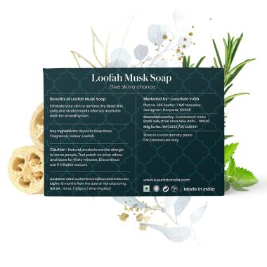 Luxuriate : Loofa Mask Soap for Unisex - 125gm