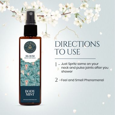 Luxuriate : Bloom Fragrance Body Mist For Men &Women - 100ml