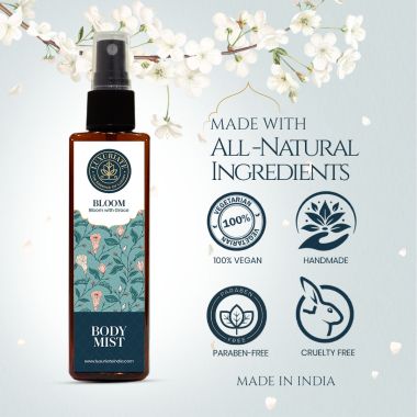 Luxuriate : Bloom Fragrance Body Mist For Men &Women - 100ml