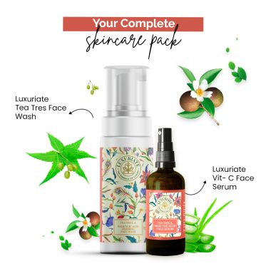 Luxuriate : Tea Tree & Salicylic Acid Forming Face Wash For Unisex - 100ml