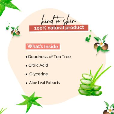 Luxuriate : Tea Tree & Salicylic Acid Forming Face Wash For Unisex - 100ml