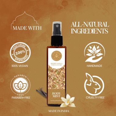 Luxuriate : Woody Vanilla Fragrance Body Mist for Men & Women - 100ml