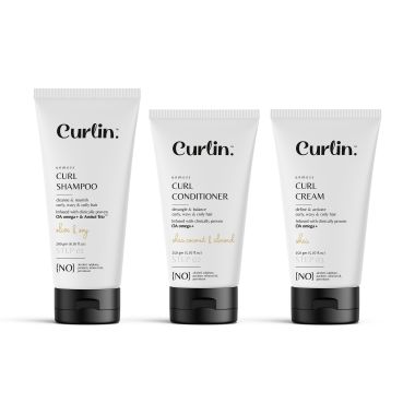 Curlin: Curlin Shampoo + Conditioner + Curl Ceam - Essential Trio Pack