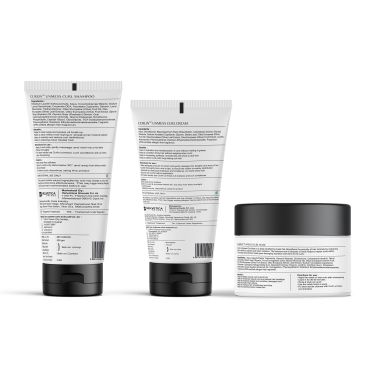 Curlin: Curlin Shampoo + Deep Conditioning Mask + Curl cream - Hydration Boost Trio