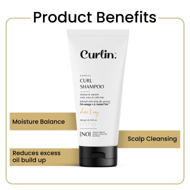 Curlin: Unmess Curl Shampoo - 200gm