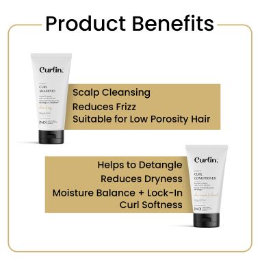 Curlin: Curlin Shampoo + Conditioner - Duo Pack