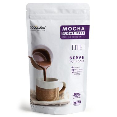 Cocosutra: Mocha Sugar-Free Drinking Chocolate Mix - 200gm
