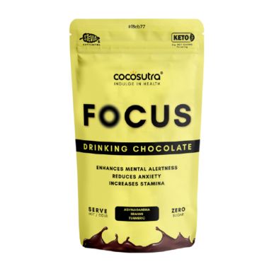 Cocosutra: FOCUS Sugar-Free Drinking Chocolate Mix - 200gm