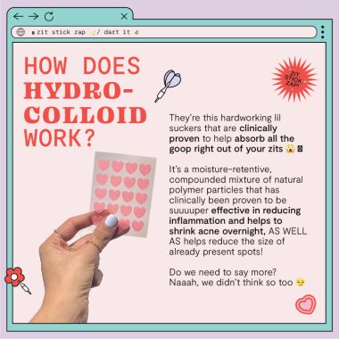 Gush: Dart It Hydrocolloid Pimple Patches - Heart
