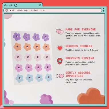 Gush: Dart It Hydrocolloid Pimple Patches - Heart