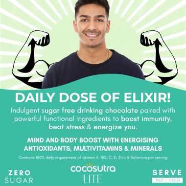 Cocosutra: DEFEND Sugar-Free Drinking Chocolate Mix - 200gm