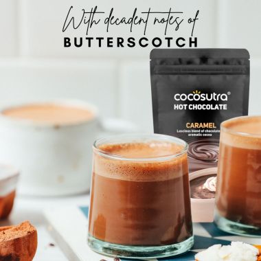 Cocosutra: Caramel Hot Chocolate Mix - 100gm