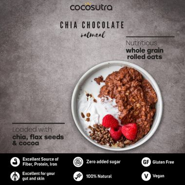 Cocosutra: Chia Chocolate Oatmeal - 300gm