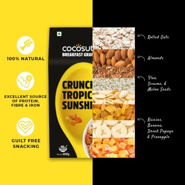 Cocosutra: Crunchy Tropical Sunshine Granola - 300gm
