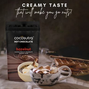 Cocosutra: Hazelnut Hot Chocolate Mix - 100gm