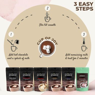 Cocosutra: Caramel Hot Chocolate Mix - 100gm
