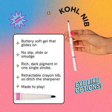 Gush: Eye Like Options- dual ended kajal & felt-tip liner - 0.65 gm
