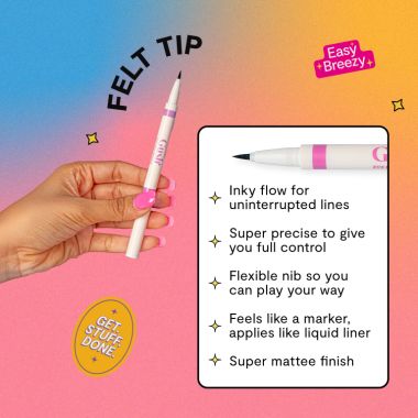 Gush: Eye Like Options- dual ended kajal & felt-tip liner - 0.65 gm