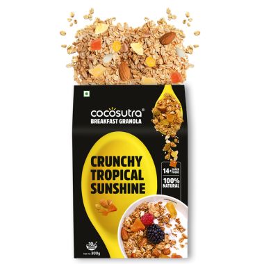 Cocosutra: Crunchy Tropical Sunshine Granola - 300gm
