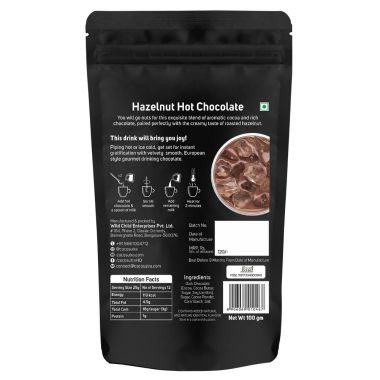 Cocosutra: Hazelnut Hot Chocolate Mix - 100gm