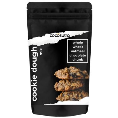Cocosutra: Whole Wheat Oatmeal Chocolate Chunk Cookie Dough Mix - 200gm