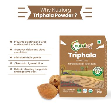 Nutriorg: Triphala Powder - 150 gm