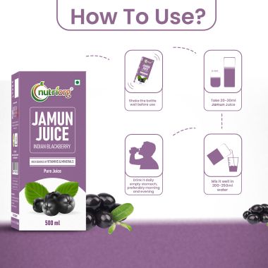 Nutriorg: Jamun Juice - 500ml