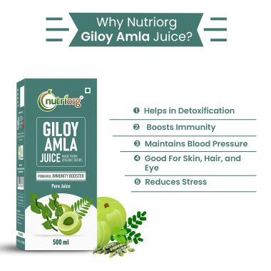 Nutriorg: Giloy with Amla Juice - 500 ml