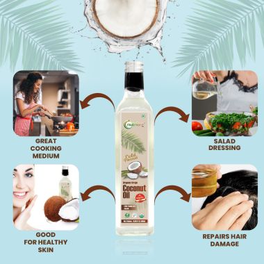 Nutriorg: Certified Organic Virgin Coconut Oil - 250 ml