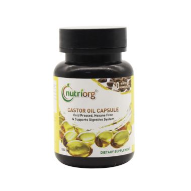 Nutriorg: Castor Oil Soft Gel - 60 capsule