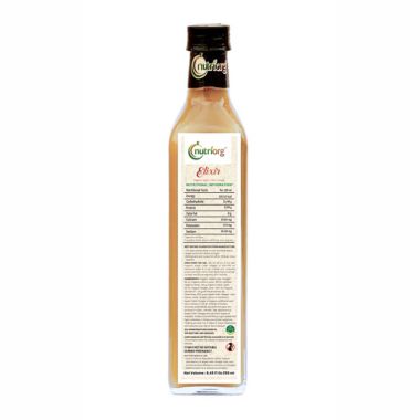 Nutriorg: Certified Organic Elixir Apple Cider Vinegar - 250 ml