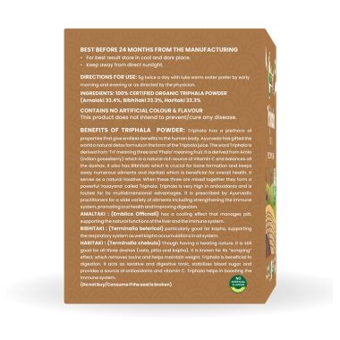 Nutriorg: Triphala Powder - 150 gm
