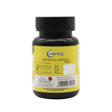 Nutriorg: Castor Oil Soft Gel - 60 capsule