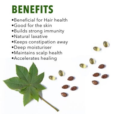 Nutriorg: Castor Oil Soft Gel - 60 capsule