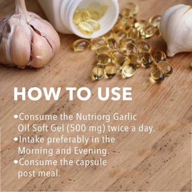 Nutriorg: Garlic Oil Soft Gel - 60 Capsule