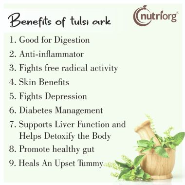 Nutriorg: Tulsi Ark - 30 ml ( Pack of 2)