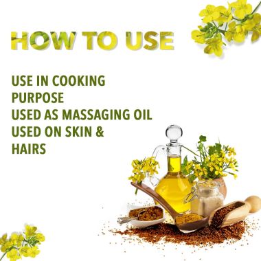 Nutriorg: Certified Organic Mustard Oil - 1000 ml