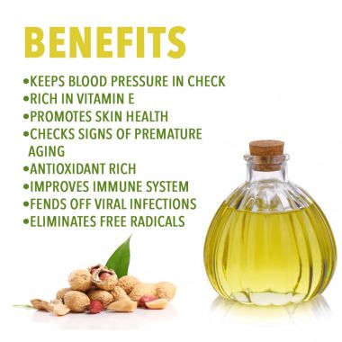 Nutriorg: Certified Organic Groundnut Oil - 500 ml