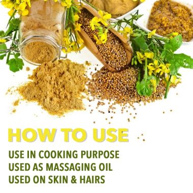 Nutriorg: Certified OrganicYellow Mustard Oil - 500 ml