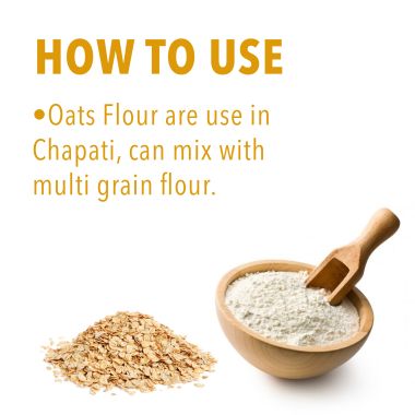 Nutriorg: Flour Oats - 500 gm ( Pack of 2)