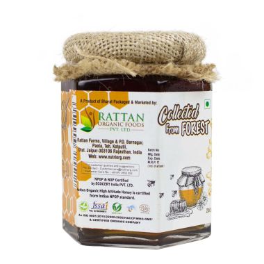 Nutriorg: Certified Organic High Altitude Honey - 250 gm